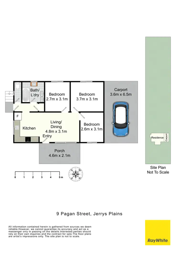 Floorplan of Homely house listing, 9 Pagan Street, Jerrys Plains NSW 2330