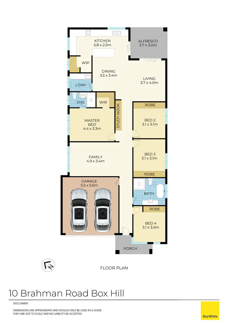 Floorplan of Homely house listing, 10 Brahman Road, Box Hill NSW 2765