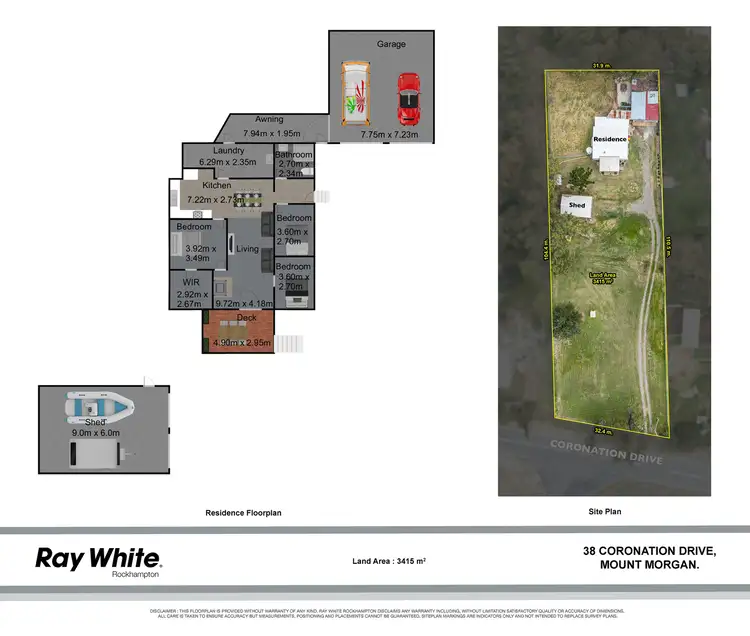 Floorplan of Homely house listing, 38 Coronation Drive, Mount Morgan QLD 4714