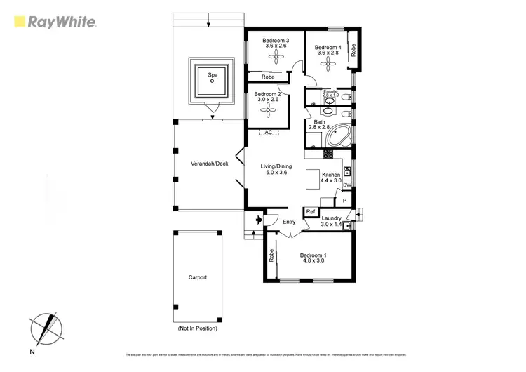 Floorplan of Homely house listing, 1&2/76 Northcliffe Road, Edithvale VIC 3196