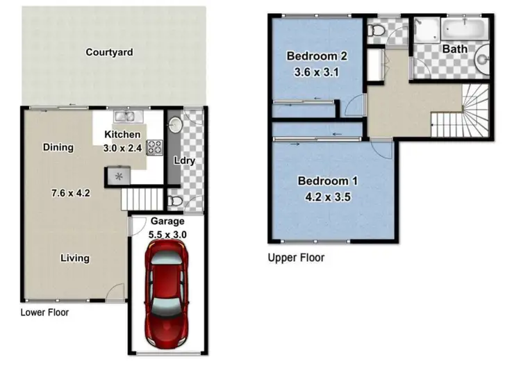Floorplan of Homely townhouse listing, 10/5-9 William Street, Lurnea NSW 2170