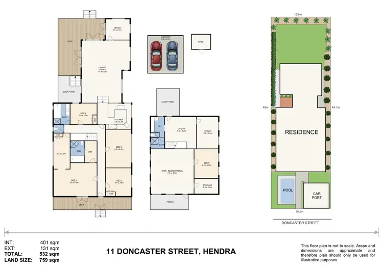 Floorplan of Homely house listing, 11 Doncaster Street, Hendra QLD 4011