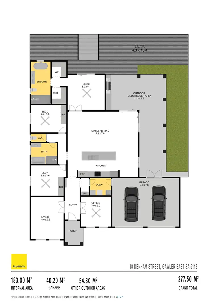Floorplan of Homely house listing, 18 Denham Street, Gawler East SA 5118