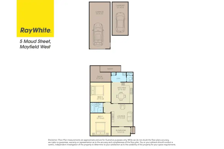 Floorplan of Homely house listing, 5 Maud Street, Mayfield West NSW 2304