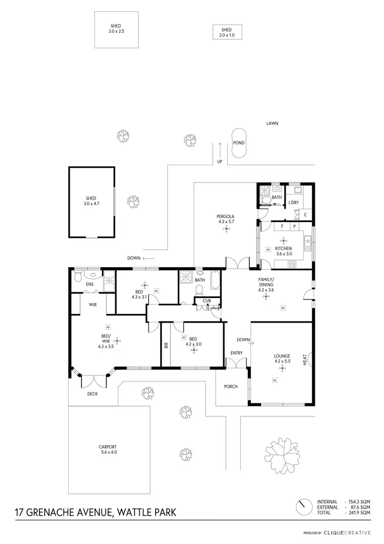 Floorplan of Homely house listing, 17 Grenache Avenue, Wattle Park SA 5066