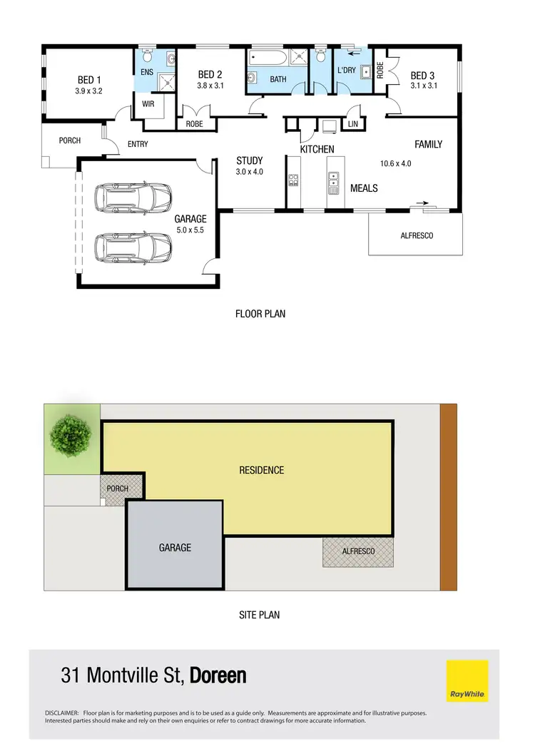 Floorplan of Homely house listing, 31 Montville Street, Doreen VIC 3754