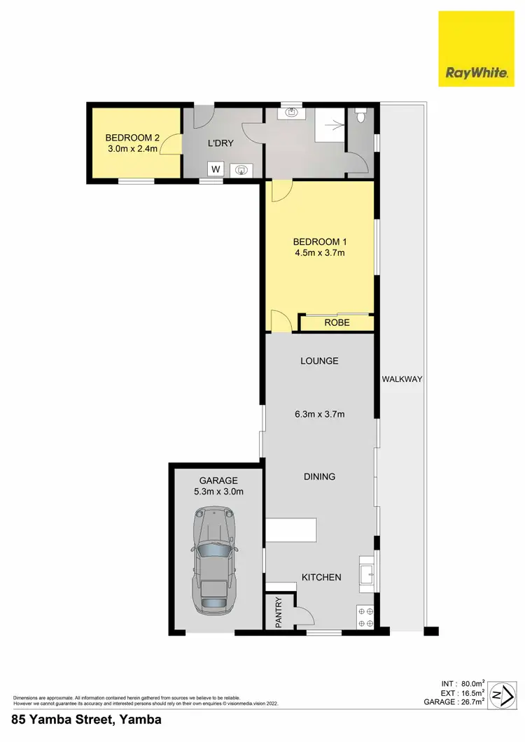 Floorplan of Homely house listing, 85 Yamba Street, Yamba NSW 2464