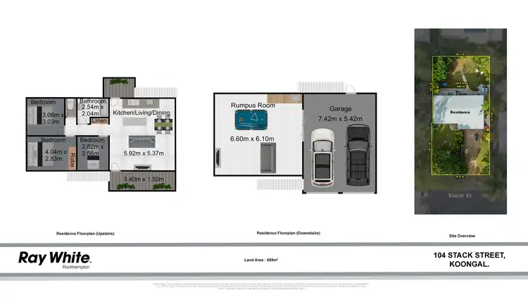 Floorplan of Homely house listing, 104 Stack Street, Koongal QLD 4701