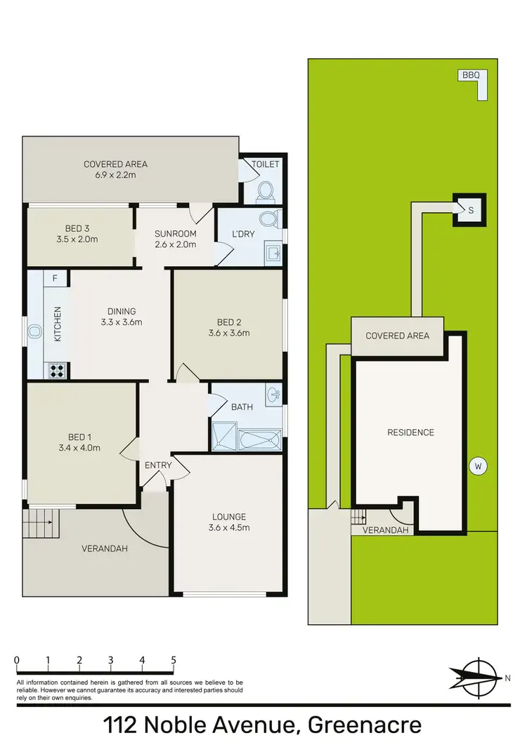 Floorplan of Homely house listing, 112 Noble Avenue, Greenacre NSW 2190