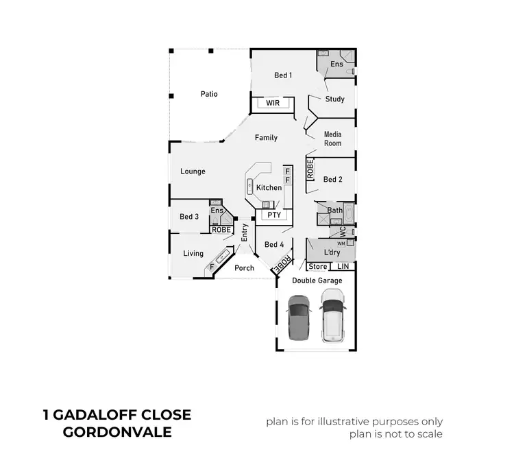 Floorplan of Homely house listing, 1 Gadaloff Close, Gordonvale QLD 4865