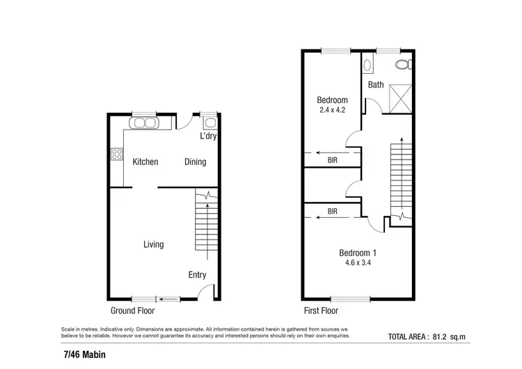 Floorplan of Homely unit listing, 7/46 Mabin Street, Rosslea QLD 4812