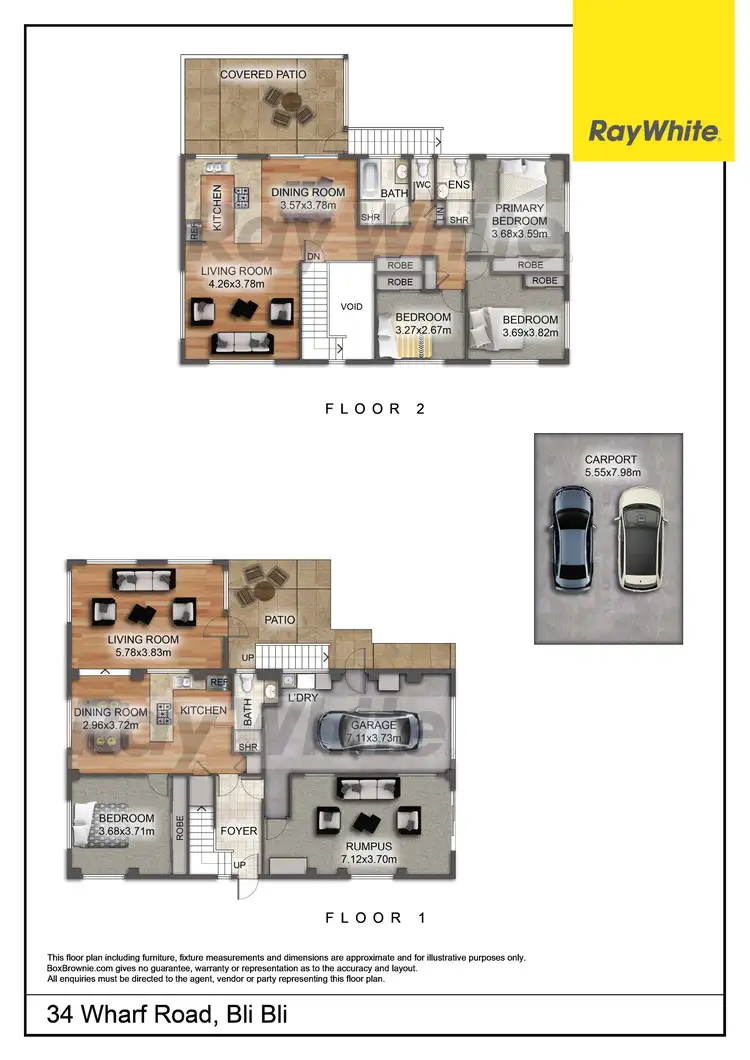 Floorplan of Homely house listing, 34 Wharf Road, Bli Bli QLD 4560