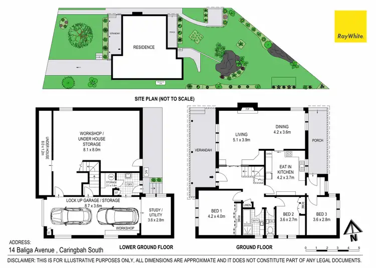 Floorplan of Homely house listing, 14 Baliga Avenue, Caringbah South NSW 2229