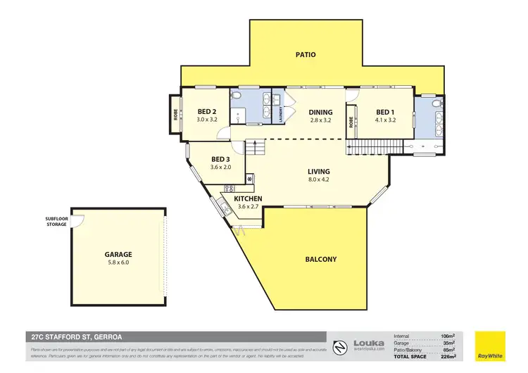 Floorplan of Homely villa listing, 27C Stafford Street, Gerroa NSW 2534
