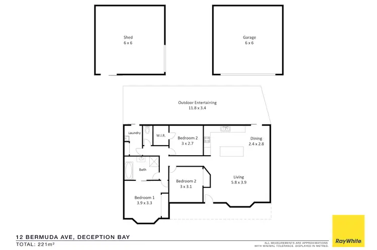 Floorplan of Homely house listing, 12 Bermuda Avenue, Deception Bay QLD 4508