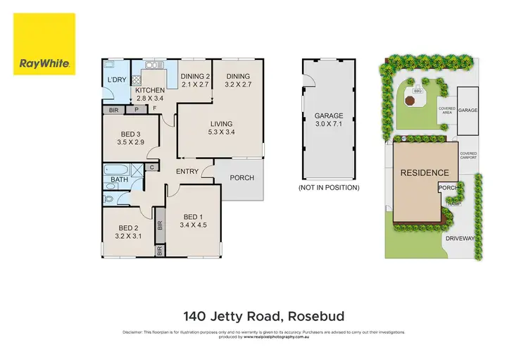 Floorplan of Homely house listing, 140 Jetty Road, Rosebud VIC 3939