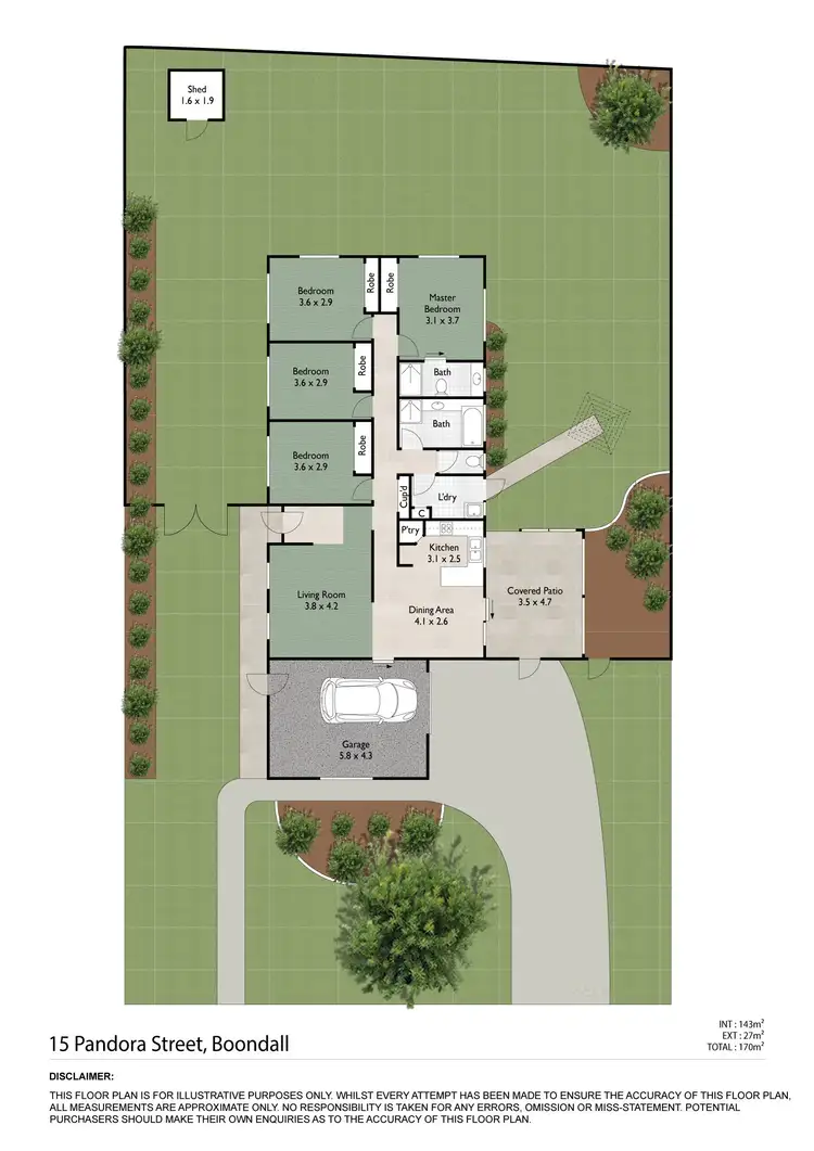 Floorplan of Homely house listing, 15 Pandora Street, Boondall QLD 4034