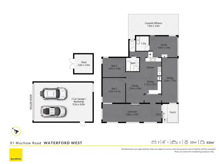 Floorplan of Homely house listing, 91 Muchow Road, Waterford West QLD 4133