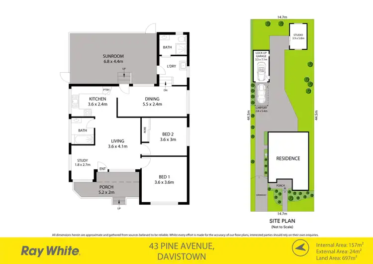 Floorplan of Homely house listing, 43 Pine Avenue, Davistown NSW 2251