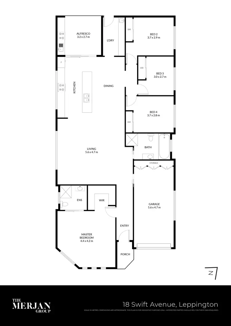 Floorplan of Homely house listing, 18 Swift Avenue, Leppington NSW 2179