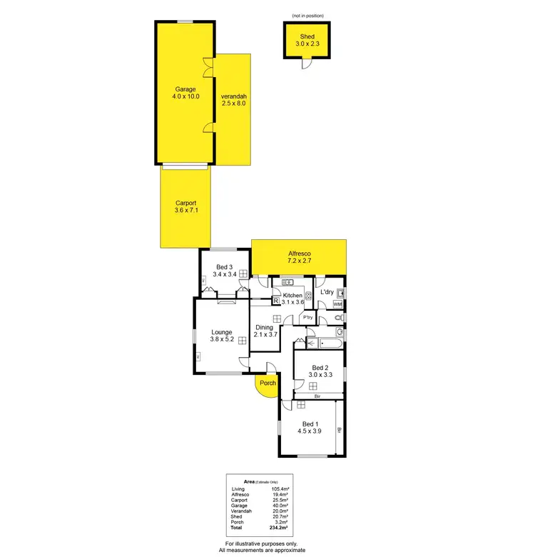 Floorplan of Homely house listing, 45 Shierlaw Street, Richmond SA 5033