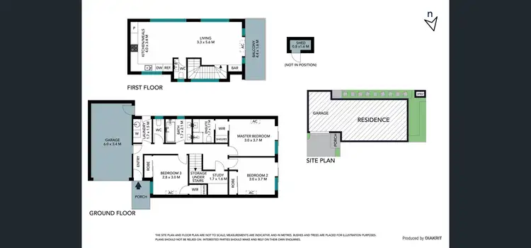 Floorplan of Homely townhouse listing, 3/1a Sylvester Grove, Preston VIC 3072