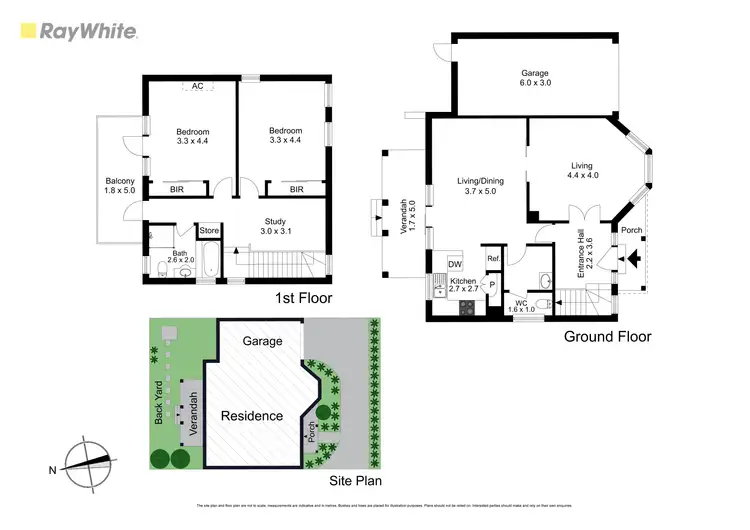 Floorplan of Homely townhouse listing, 3/32 Hobart Road, Murrumbeena VIC 3163