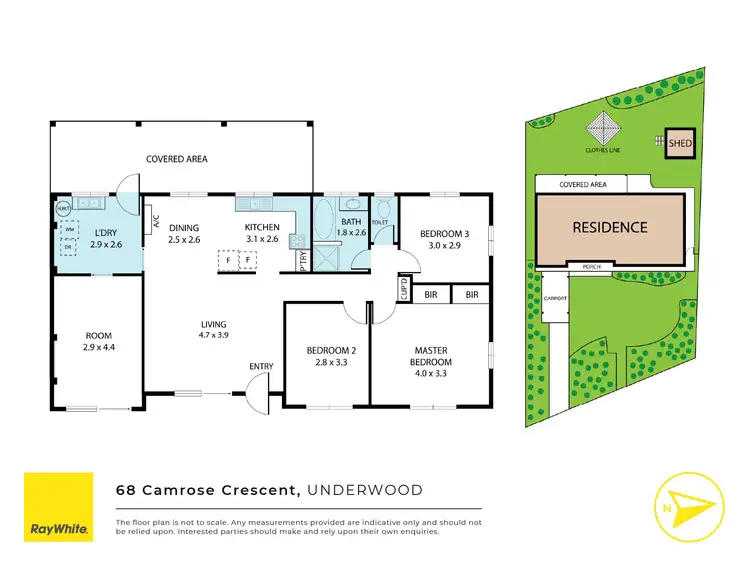 Floorplan of Homely house listing, 68 Camrose Crescent, Underwood QLD 4119