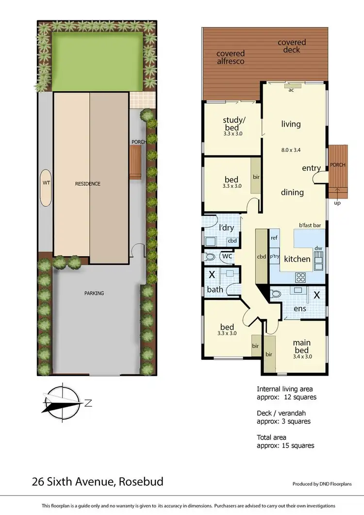 Floorplan of Homely house listing, 26 Sixth Avenue, Rosebud VIC 3939