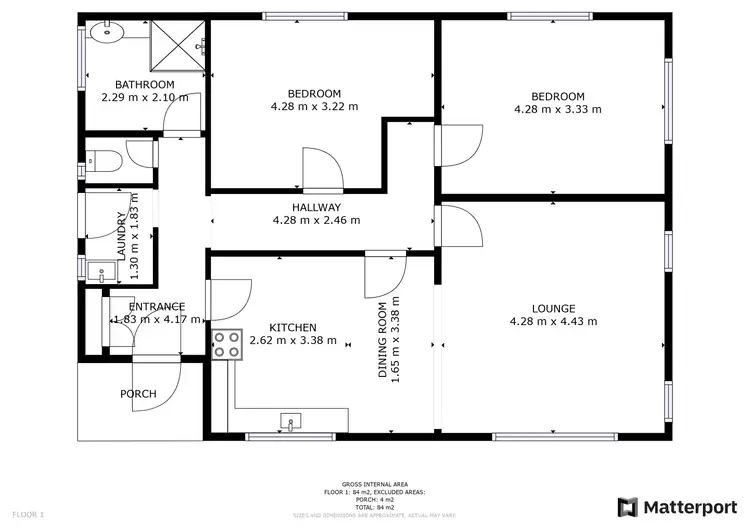 Floorplan of Homely house listing, 41 Malcolm Street, Nyah VIC 3594