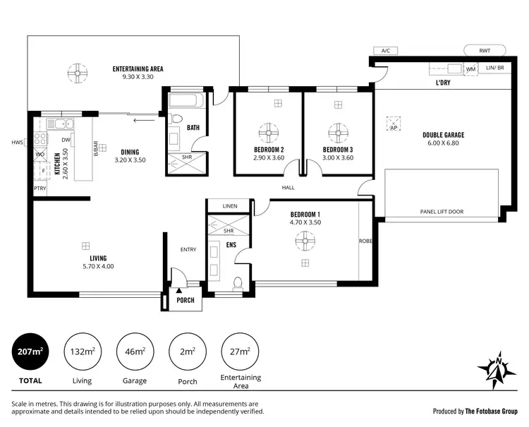 Floorplan of Homely house listing, 3/2 Miami Court, Fulham Gardens SA 5024