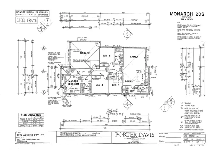 Floorplan of Homely house listing, 10 Frangipani Way, Mickleham VIC 3064