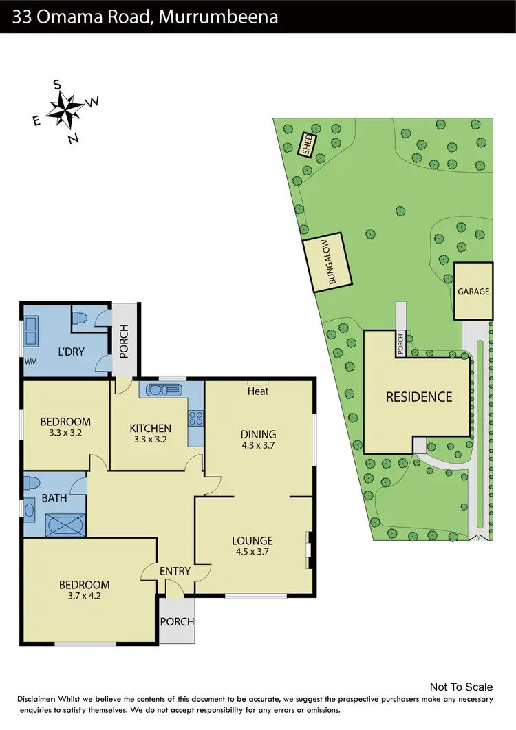 Floorplan of Homely house listing, 33 Omama Road, Murrumbeena VIC 3163