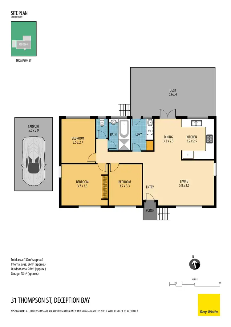 Floorplan of Homely house listing, 31 Thompson Street, Deception Bay QLD 4508