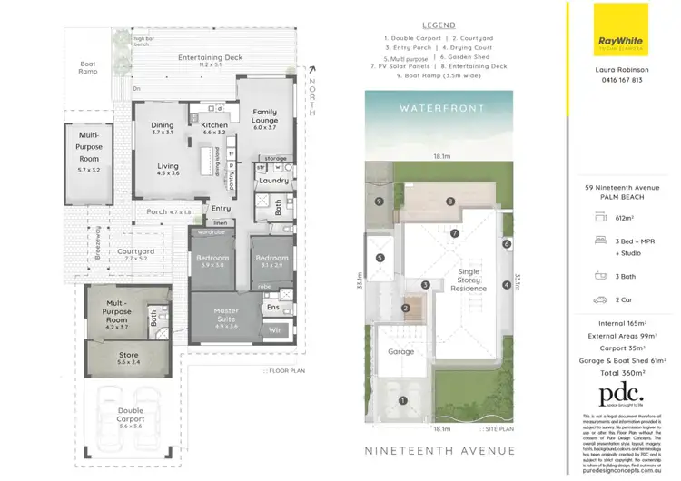 Floorplan of Homely house listing, 59 Nineteenth Avenue, Palm Beach QLD 4221