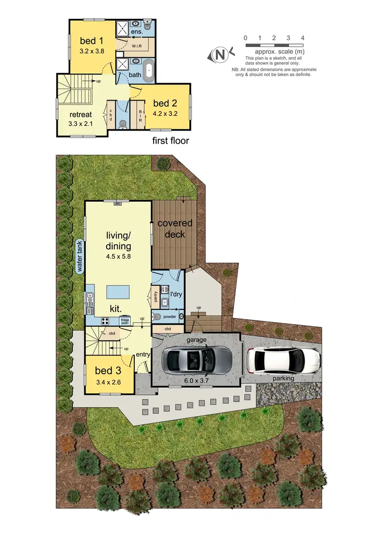 Floorplan of Homely unit listing, 1 Mornane Close (Also known as 1/26 Victoria Road), Lilydale VIC 3140