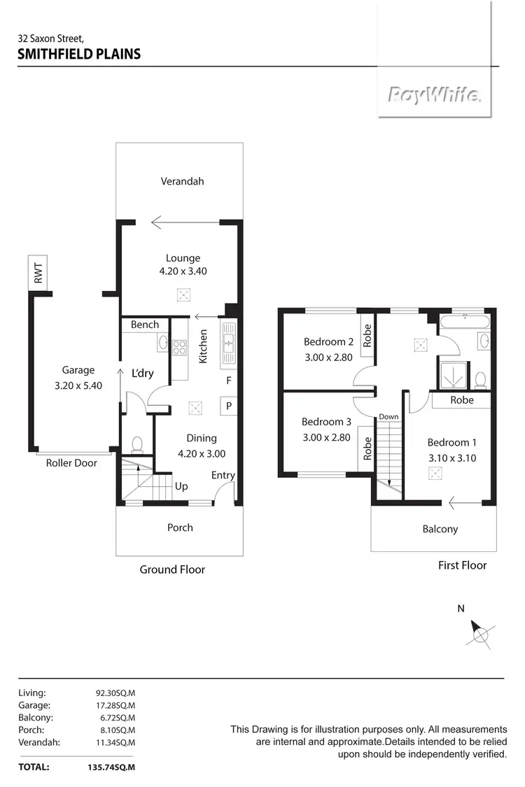 Floorplan of Homely house listing, 32 Saxon Street, Smithfield Plains SA 5114
