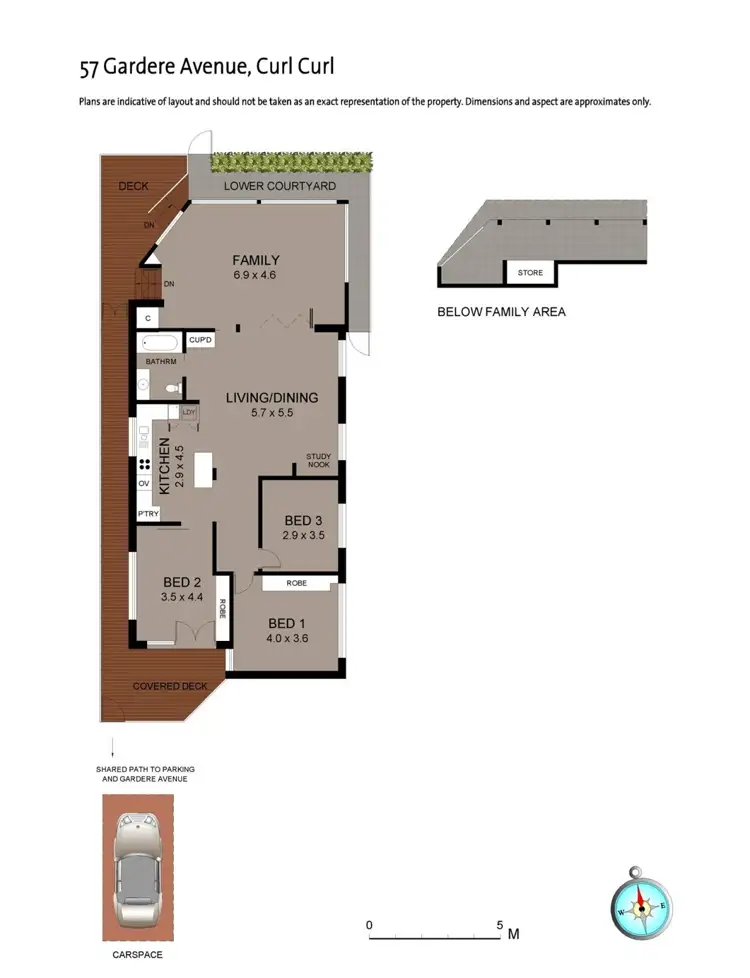 Floorplan of Homely house listing, 57 Gardere Avenue, Curl Curl NSW 2096