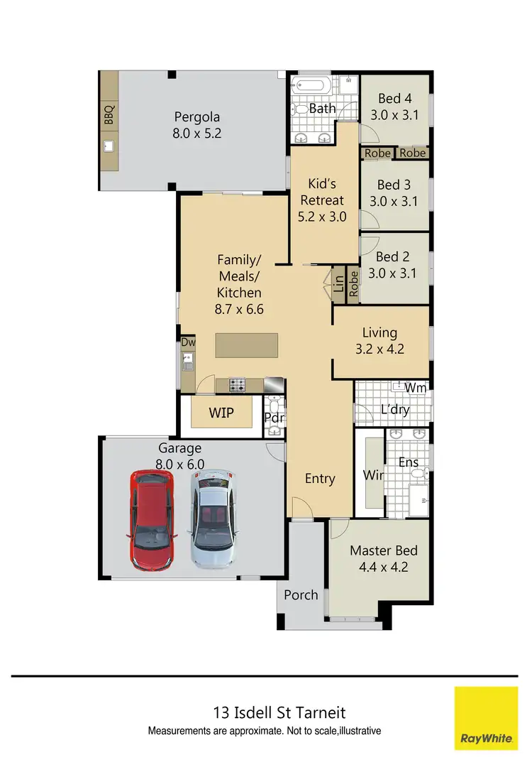 Floorplan of Homely house listing, 13 Isdell Street, Tarneit VIC 3029