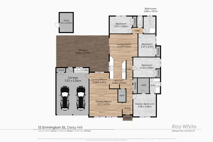 Floorplan of Homely house listing, 12 Ermington Street, Daisy Hill QLD 4127