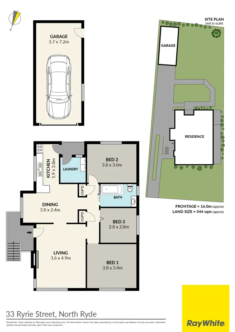 Floorplan of Homely house listing, 33 Ryrie Street, North Ryde NSW 2113
