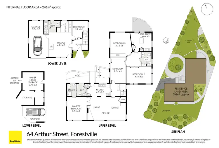 Floorplan of Homely house listing, 64 Arthur Street, Forestville NSW 2087