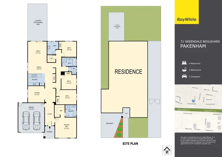 Floorplan of Homely house listing, 71 Greendale Boulevard, Pakenham VIC 3810