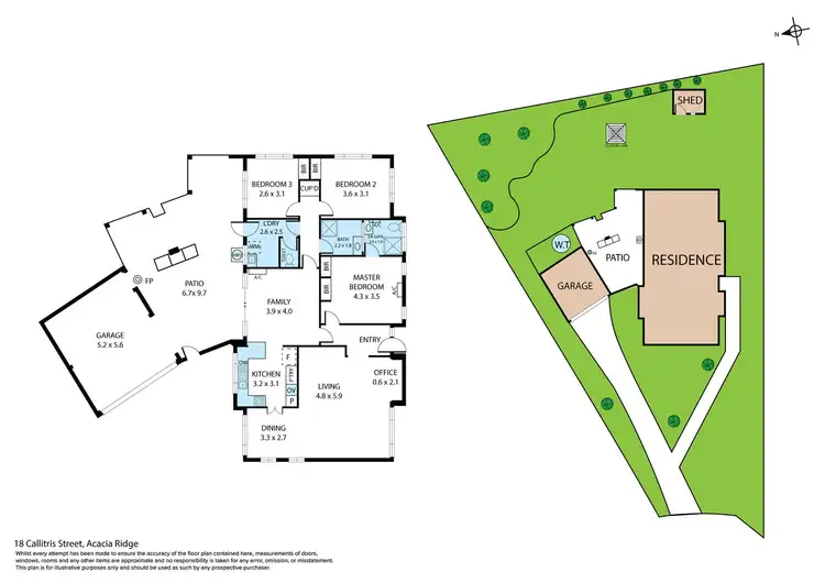 Floorplan of Homely house listing, 18 Callitris Street, Acacia Ridge QLD 4110