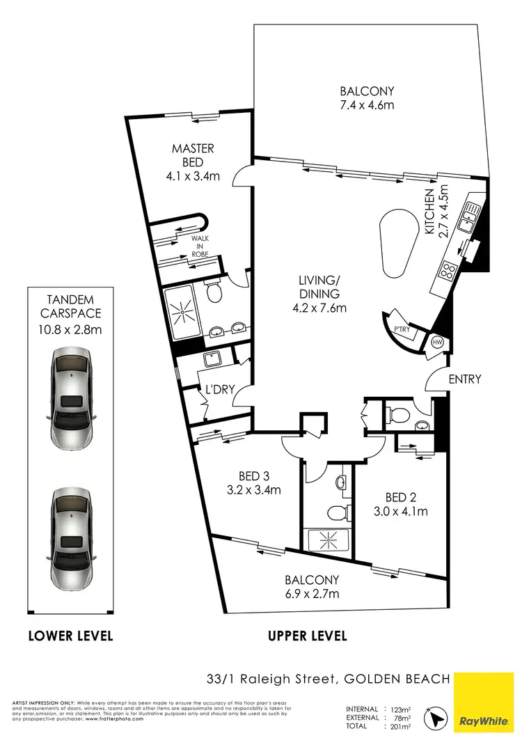 Floorplan of Homely apartment listing, Unit 33/1 Raleigh Street, Golden Beach QLD 4551