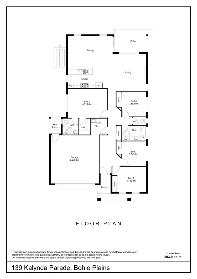 Floorplan of Homely house listing, 139 Kalynda Parade, Bohle Plains QLD 4817