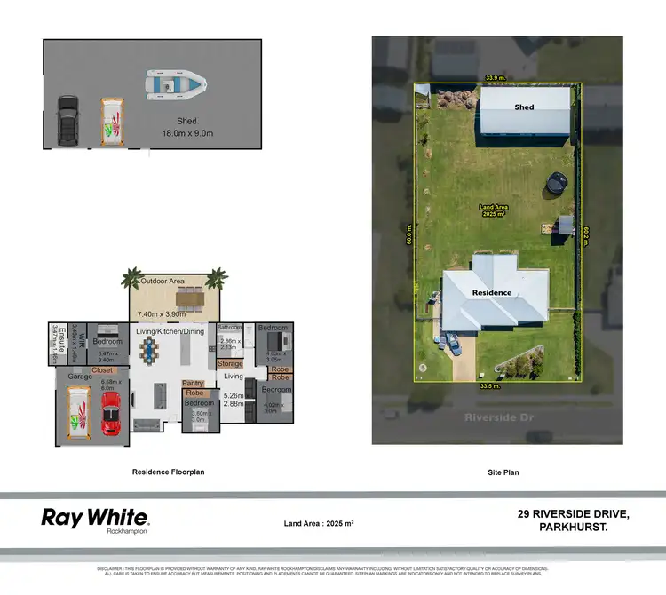 Floorplan of Homely house listing, 29 Riverside Drive, Parkhurst QLD 4702