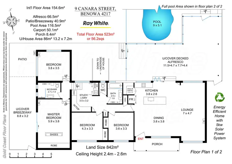 Floorplan of Homely house listing, 9 Canara Street, Benowa QLD 4217