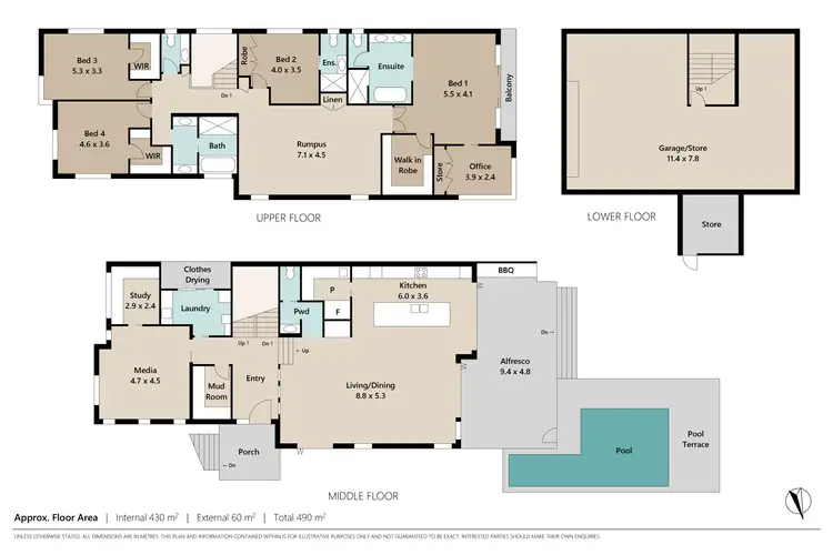 Floorplan of Homely house listing, 17 Waterline Crescent, Bulimba QLD 4171