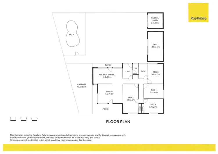 Floorplan of Homely house listing, 10 Thorburn Court, Kelso QLD 4815